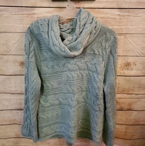 Light Blue Turtleneck XL Sweater